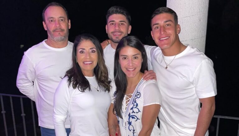 Alex Zendejas with his family