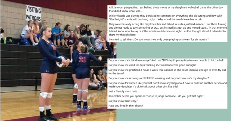 Blind Daughter Volleyball
