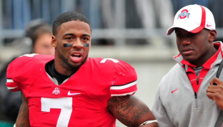 Former Ohio State running back Jordan Hall, an only child devoted to his family, faces felonious assault charges while continuing his career in management and real estate.
