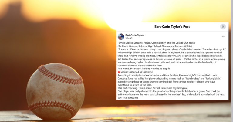 Kokomo Softball Coach Allegation