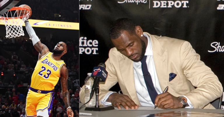 Is LeBron James Lefty