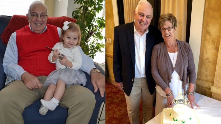 A picture of Parkland coach Terry German with his family before he was declared dead.