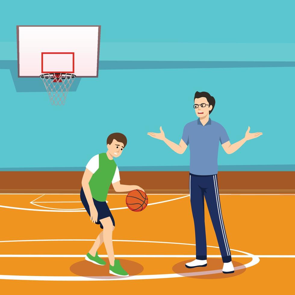 high school basketball game