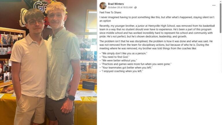 Henryville High Coach Clarification