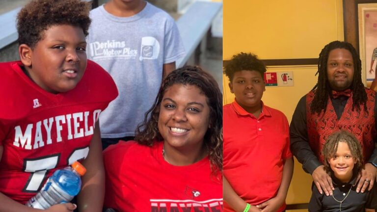 Dakarai Saxton parents, Ashley Williams and Chad Saxton