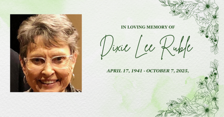 Dixie Lee Ruble Death