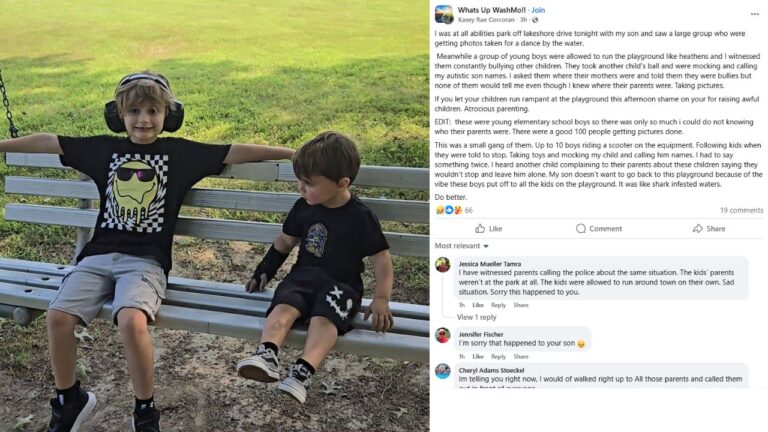 Washington MO playground bullying