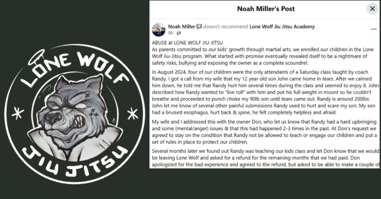 Lone Wolf Jiu-Jitsu Abuse