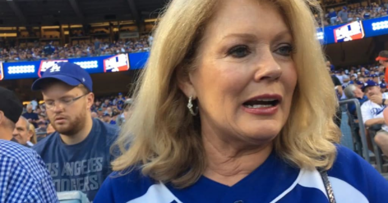 Mary Hart Dodgers seat