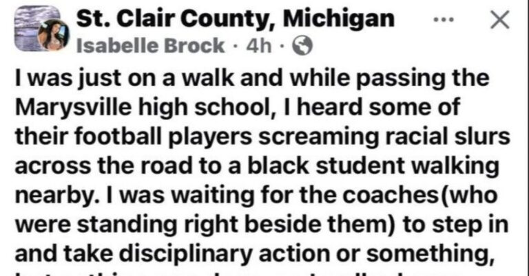 Marysville High School Racial Slurs Football