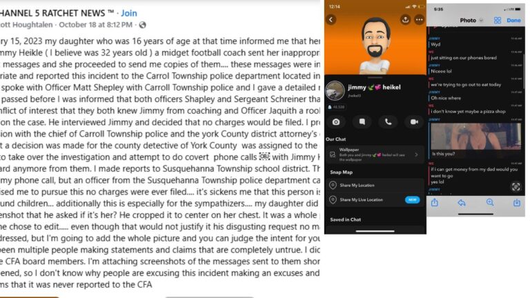 Youth football coach Snapchat scandal