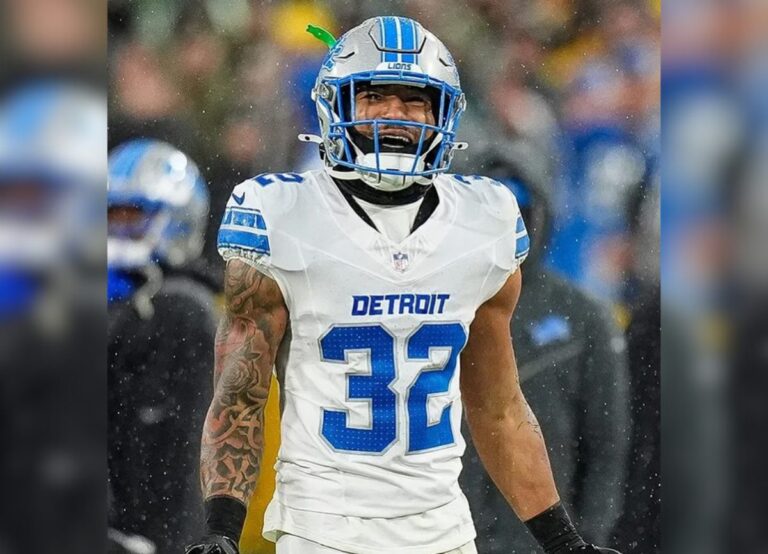 NFL Star Brian Branch’s Iconic Green Mouthpiece, Tucked in His Detroit Lions Helmet, Defines His Unique Style and Sparks NFL Conversations