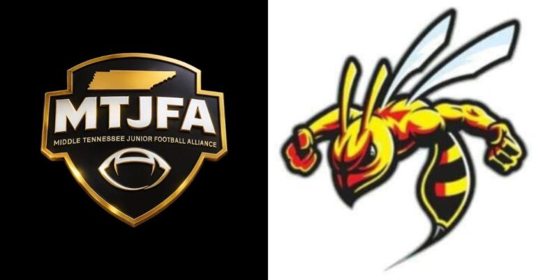 8U Clarksville Yellow Jackets Players Lined Up