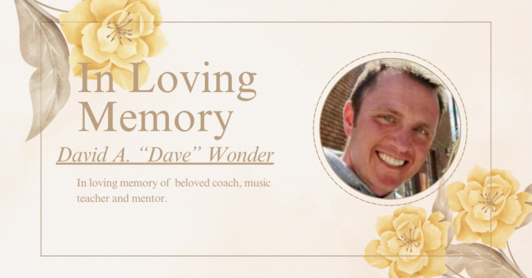 David A. “Dave” Wonder Death