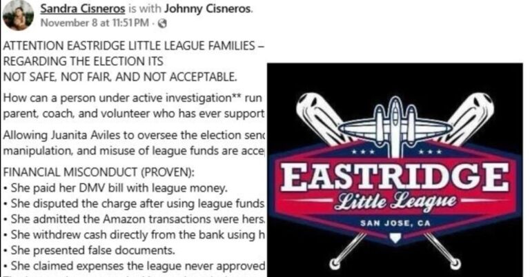 Eastridge Little League Election