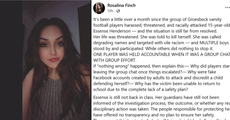 In Groesbeck, TX: 15-Year-Old Reports Being Threatened, Urged to Kill Herself, and Racially Attacked by HS Football Players