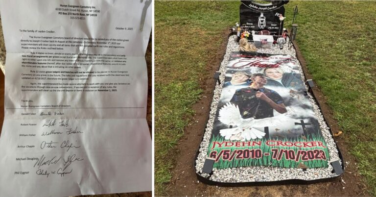 Wolcott Mom Refuses to Remove Blanket from Her Football Player Son’s Grave Ahead of His 16th Birthday, Despite Huron Evergreen Cemetery Board Warnings