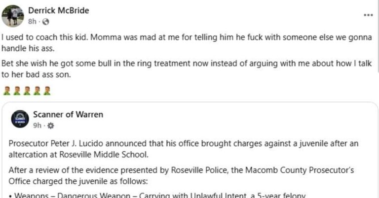 Roseville Middle School Altercation