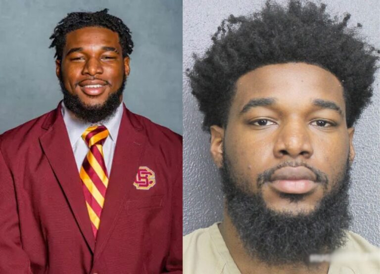 Former Football DL Shanoyd Whyte Charged with Premeditated Murder of TikTok Influencer Girlfriend Maurice Jaden Harrison After Domestic Dispute in Lauderdale Lakes.