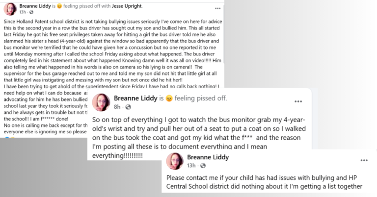 Holland Patent School Bus Driver Accusation