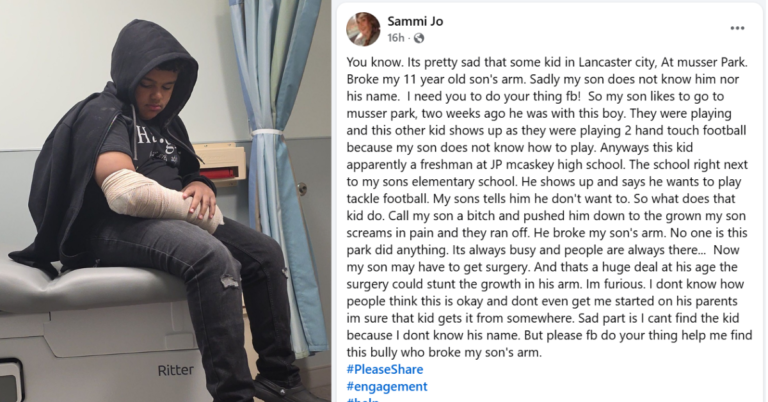 JP McCaskey Freshman Broke My Child's Arm