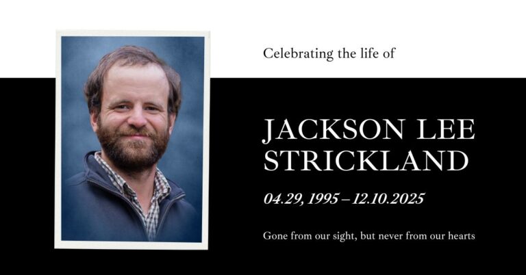Jackson Lee Strickland Death