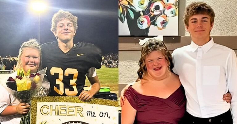 Missouri Freshman Cheerleader Nevaeh Hall With Down Syndrome Is Surprised With Homecoming Invite and Picked Up Like a Princess By Her Best Friend Wesly Lowry!