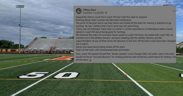 Northville High Football Player Loses Spot