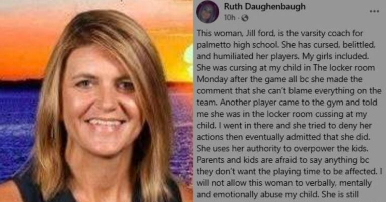 Palmetto High Coach Jill Ford Cussed