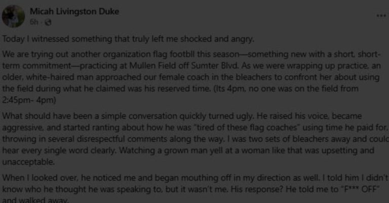 President Aggressively Yelled at Women Coaches