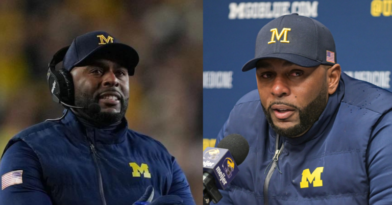 Sherrone Moore Held a Knife to His Own Throat