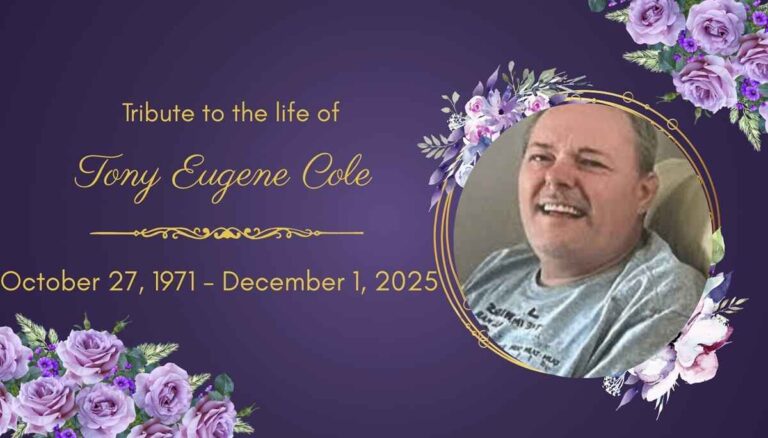 Tony Eugene Cole Death