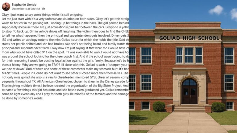 Goliad High School Varsity Cheerleader Accused