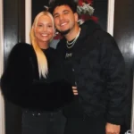 Dylan Raiola with his girlfriend Skarlett Jones