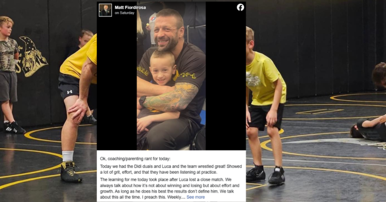 Wrestler Picks Up on Dad’s Frustrated Body Language