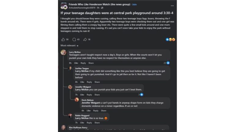 Central Park playground teen incident