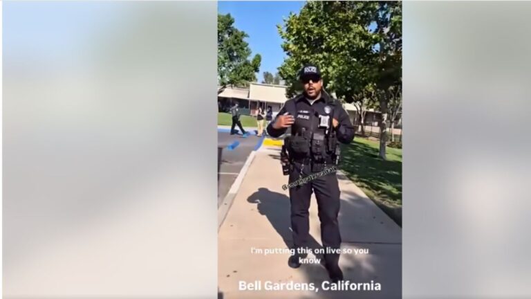 Bell Gardens police kids bikes