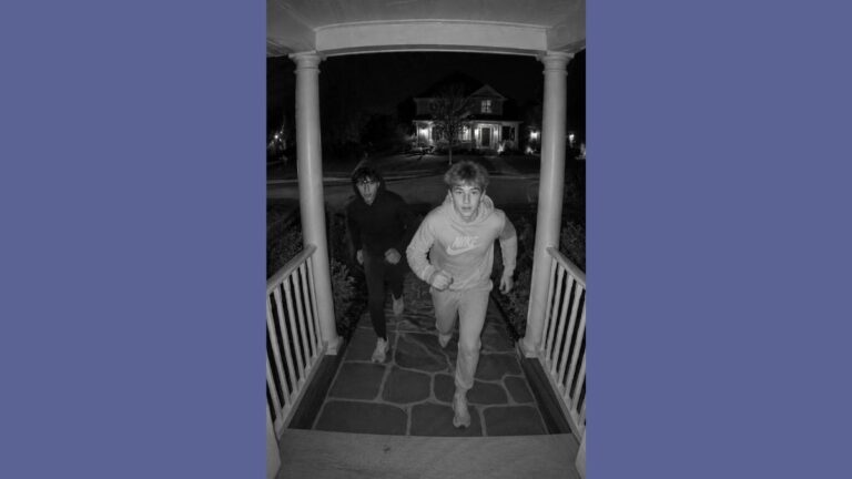 late-night doorbell prank Ring camera kids
