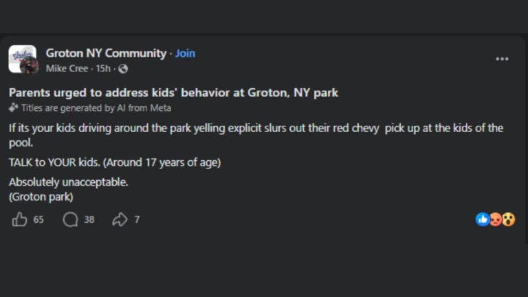 Groton Park safety
