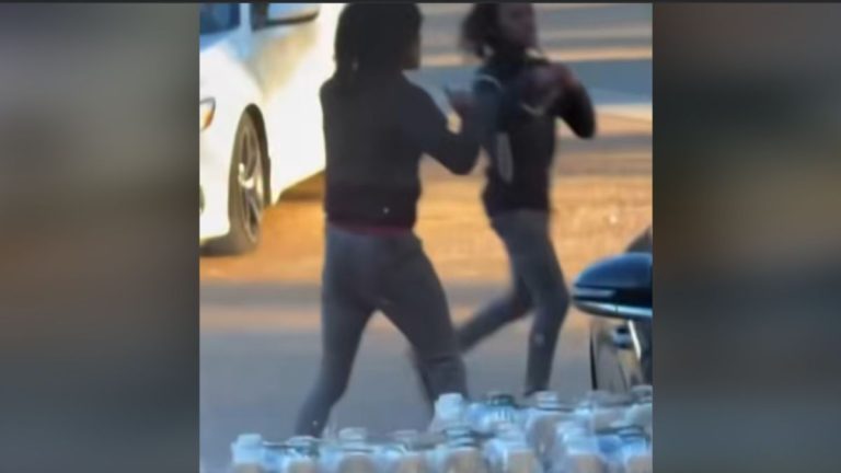 adult picks fight with teens