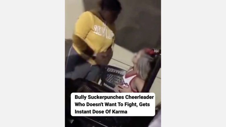 cheerleader fights back