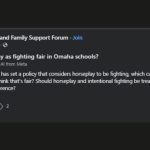 Omaha Public Schools horseplay